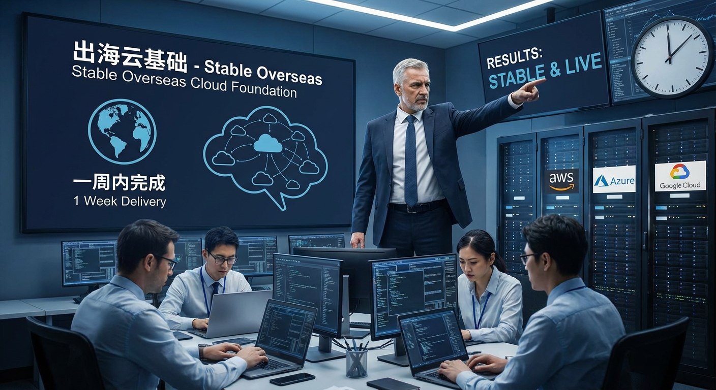老板只关心结果：如何一周内搭好稳定的出海云基础